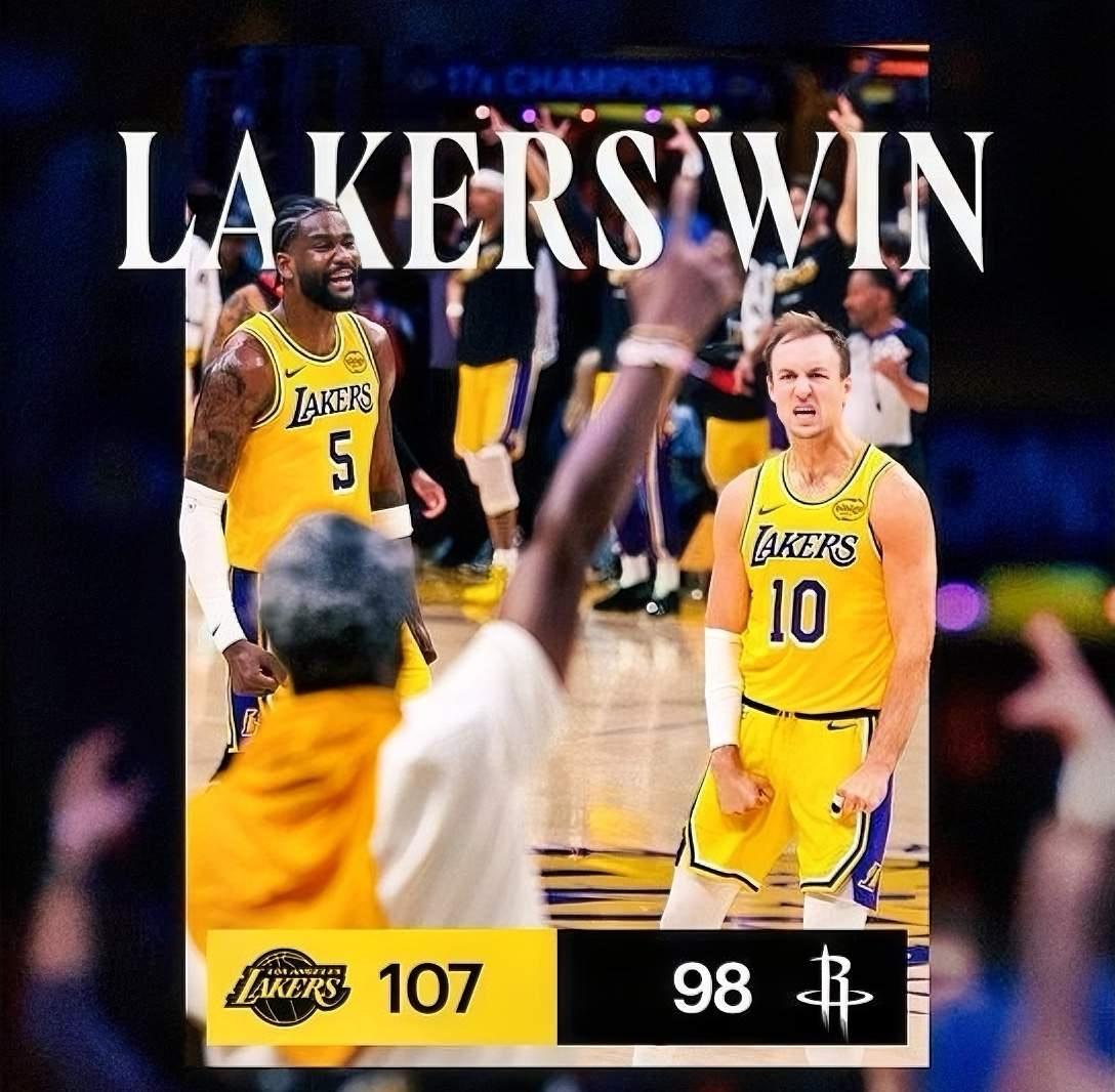 湖人过分了，G1赢球海报竟无詹姆斯？
海报主体是3分5中5末节3个的肯纳德，远端