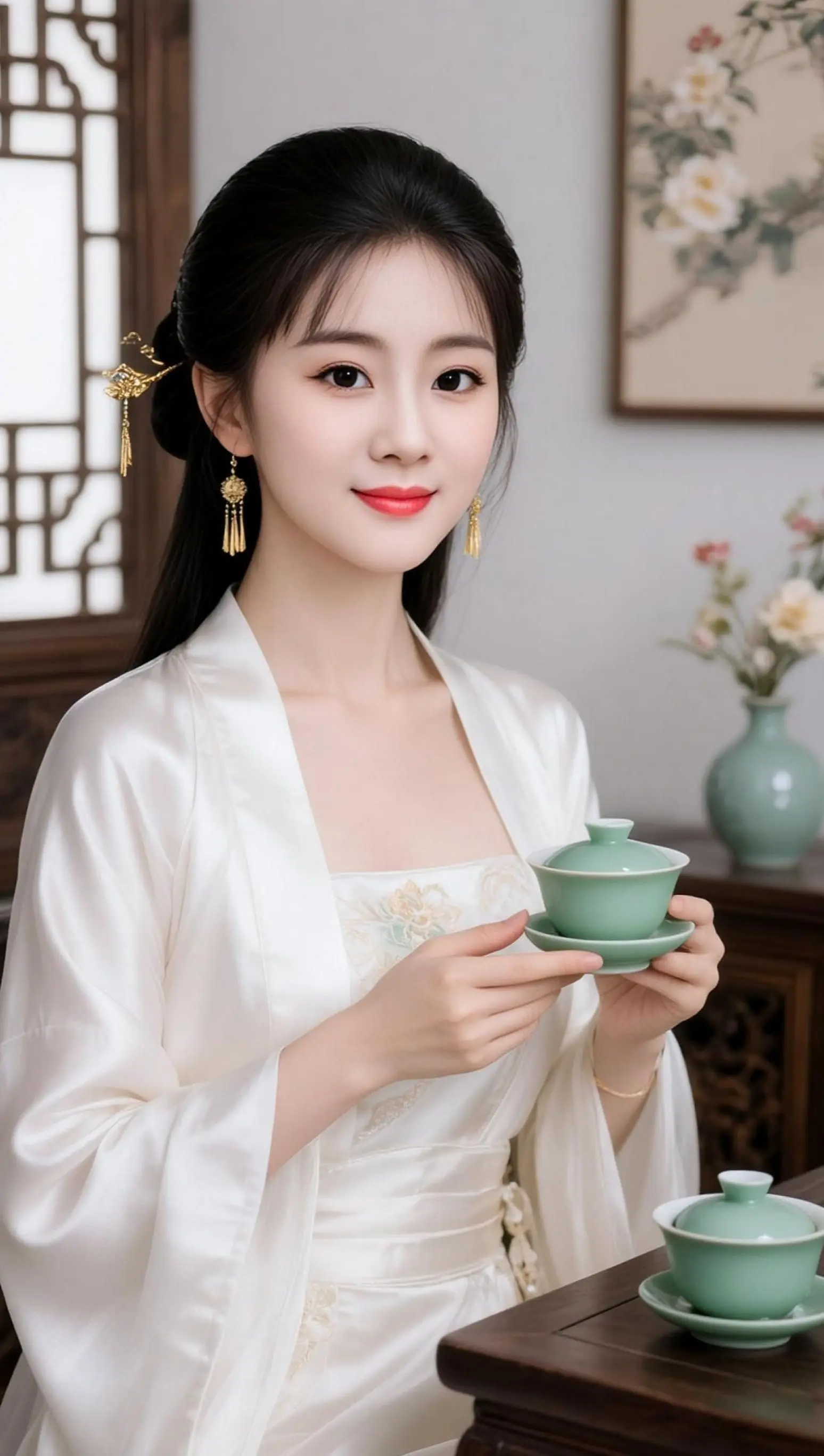 AI中式茶韵照 ai创作
