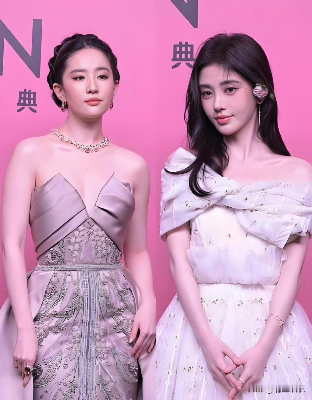 刘亦菲和鞠婧祎居然有同框诶