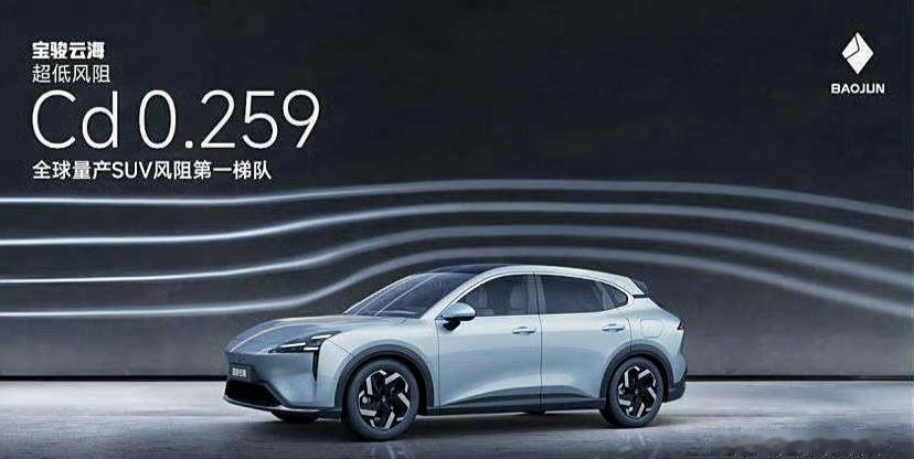 【第三季度上市 #宝骏云海#风阻系数0.259】新车定位紧凑型SUV，将在天舆架