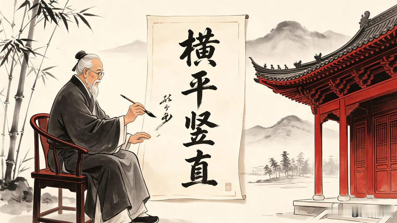 横平竖直里，藏着中国人的处世哲学

古稀之年的我指尖磨出的茧蹭过铺了半世纪的毛边