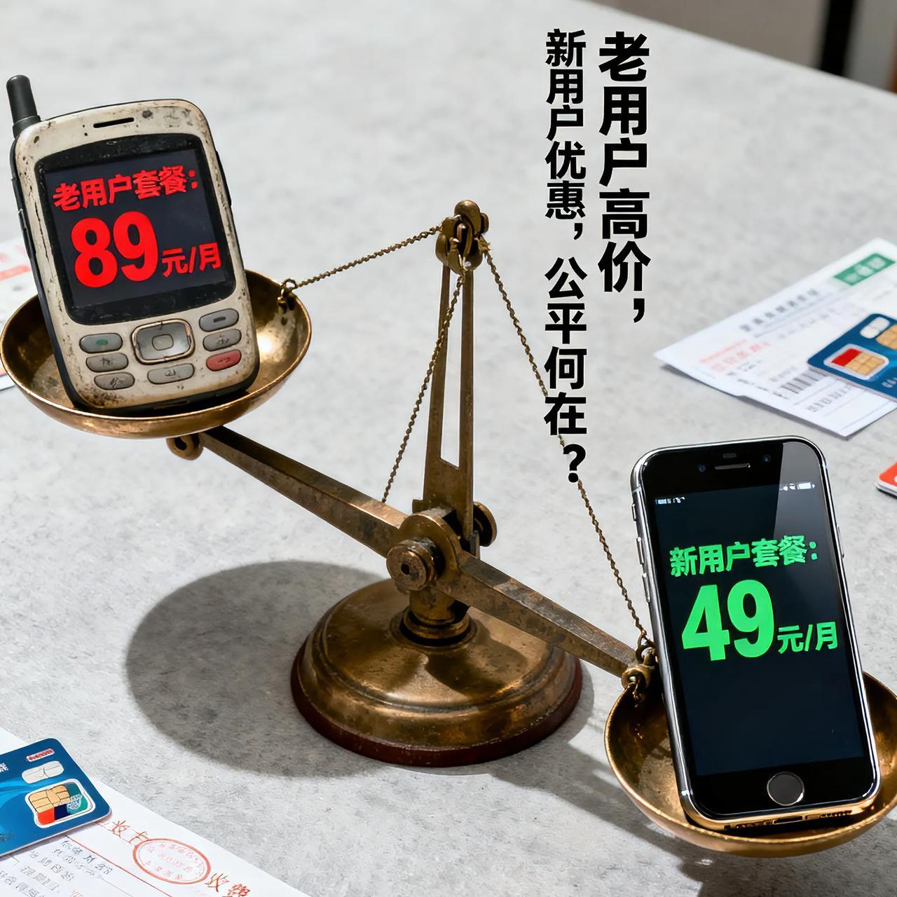 老用户不如狗？手机高价套餐为啥专坑“忠诚粉”
 
手机老用户被绑定高价套餐，新用