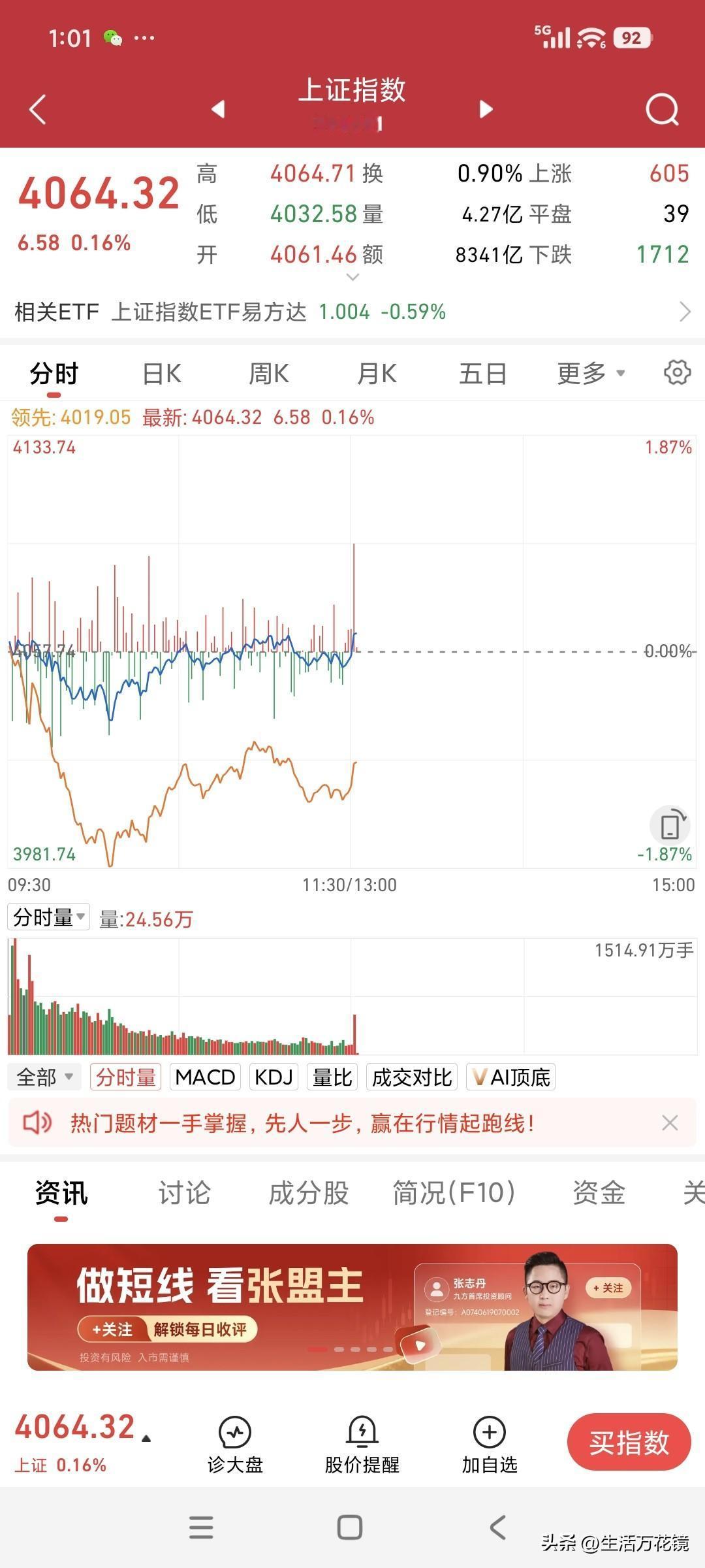 上涨有错，下跌有理。