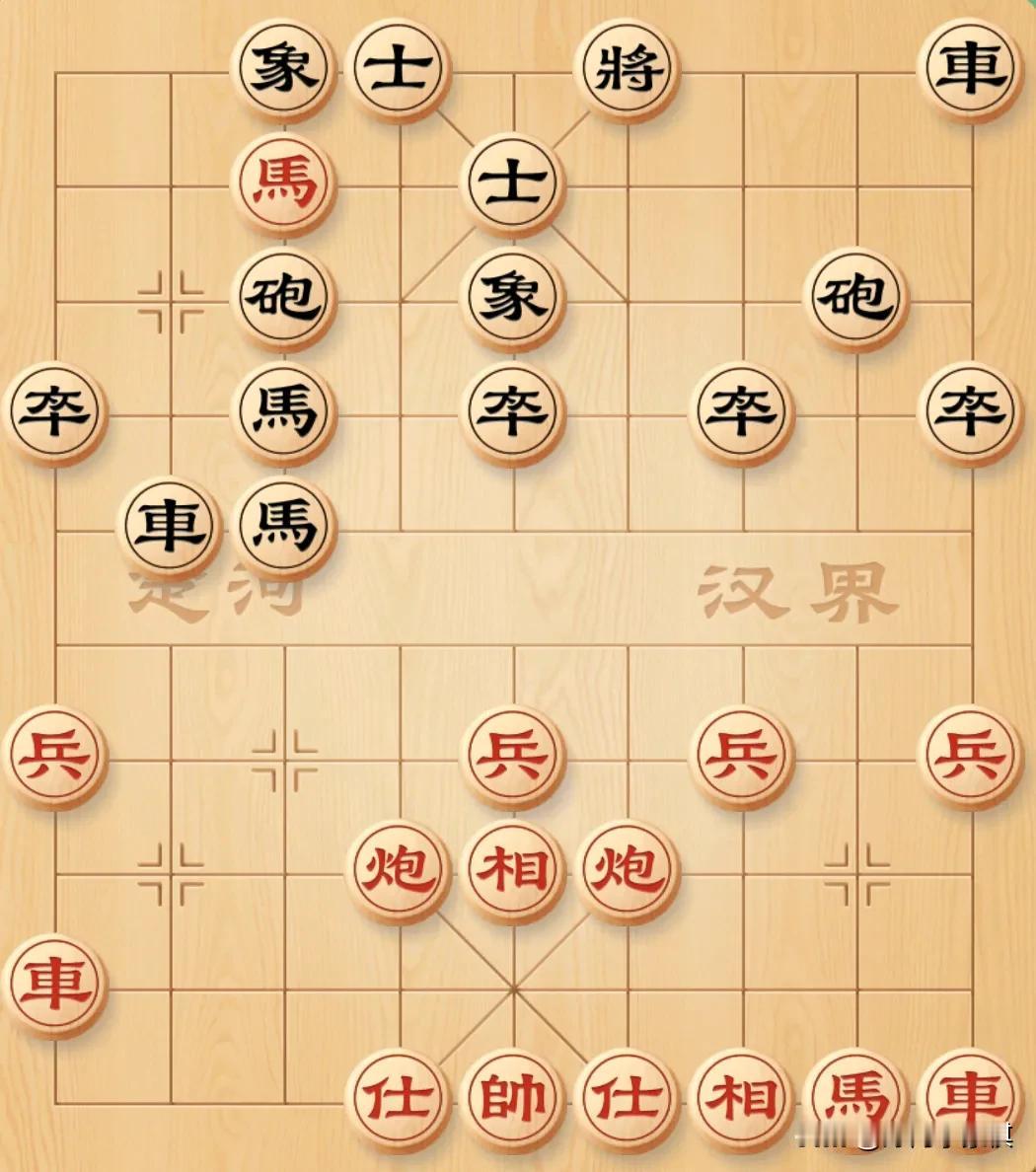 炮六退一是一步好棋，黑棋只能乖乖投降！