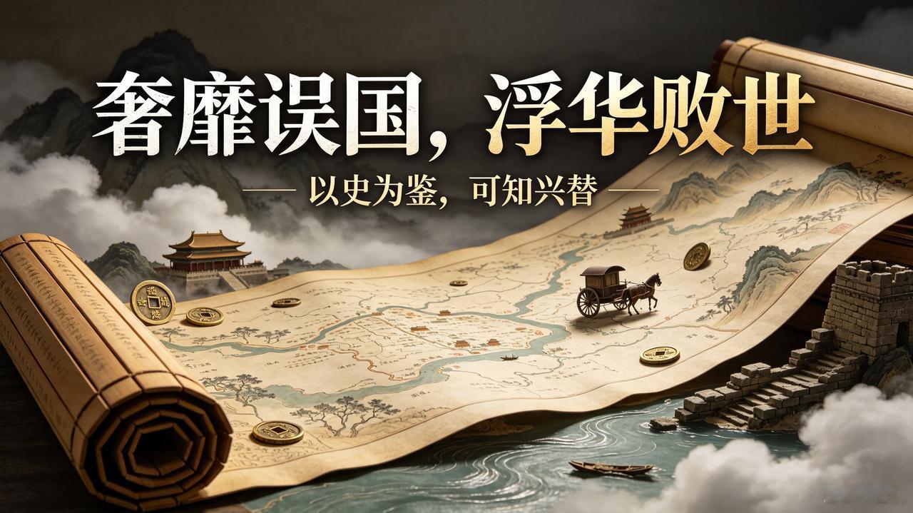 奢靡误国，浮华败世——从东晋南朝看历代王朝兴亡之戒
 
通读二十四史，藏着一条亘
