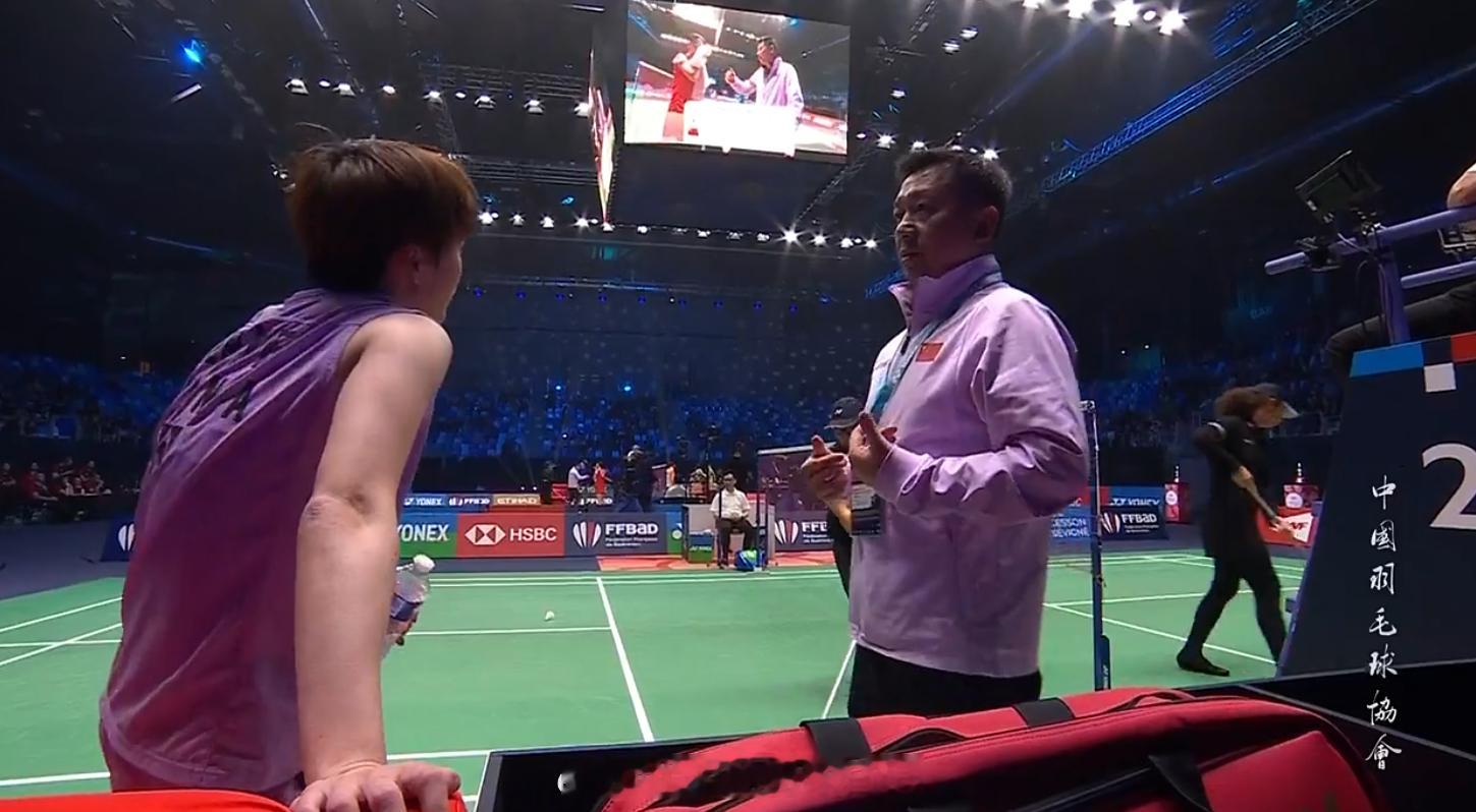 女单 1/4赛 山口茜(3) 14-21 21-16 3-11 陈雨菲(5)20