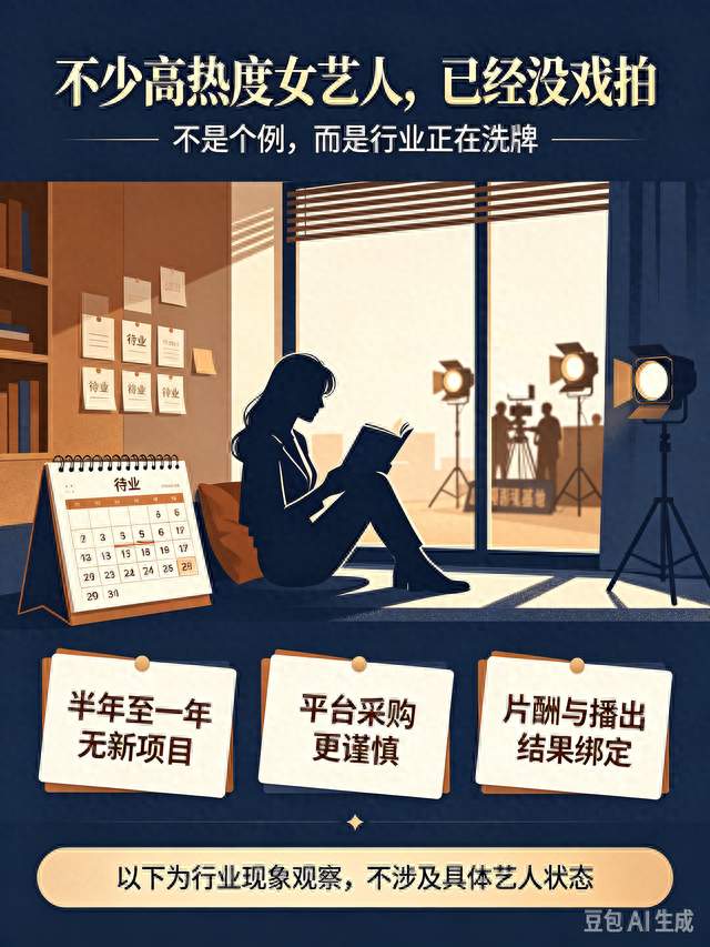 顶流纷纷没戏拍！影视圈终于变天了