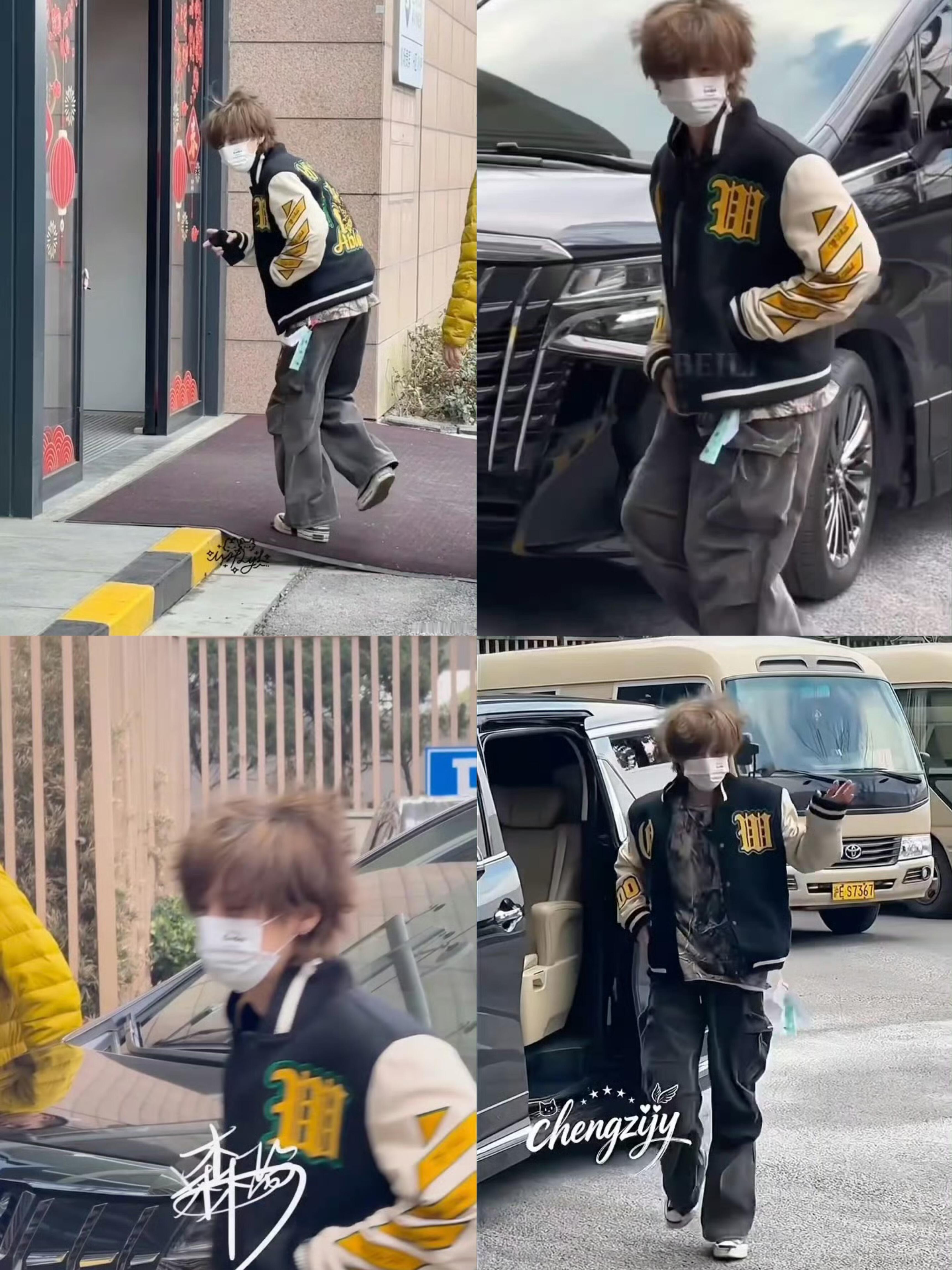 鹿晗出发录制五哈6路透 