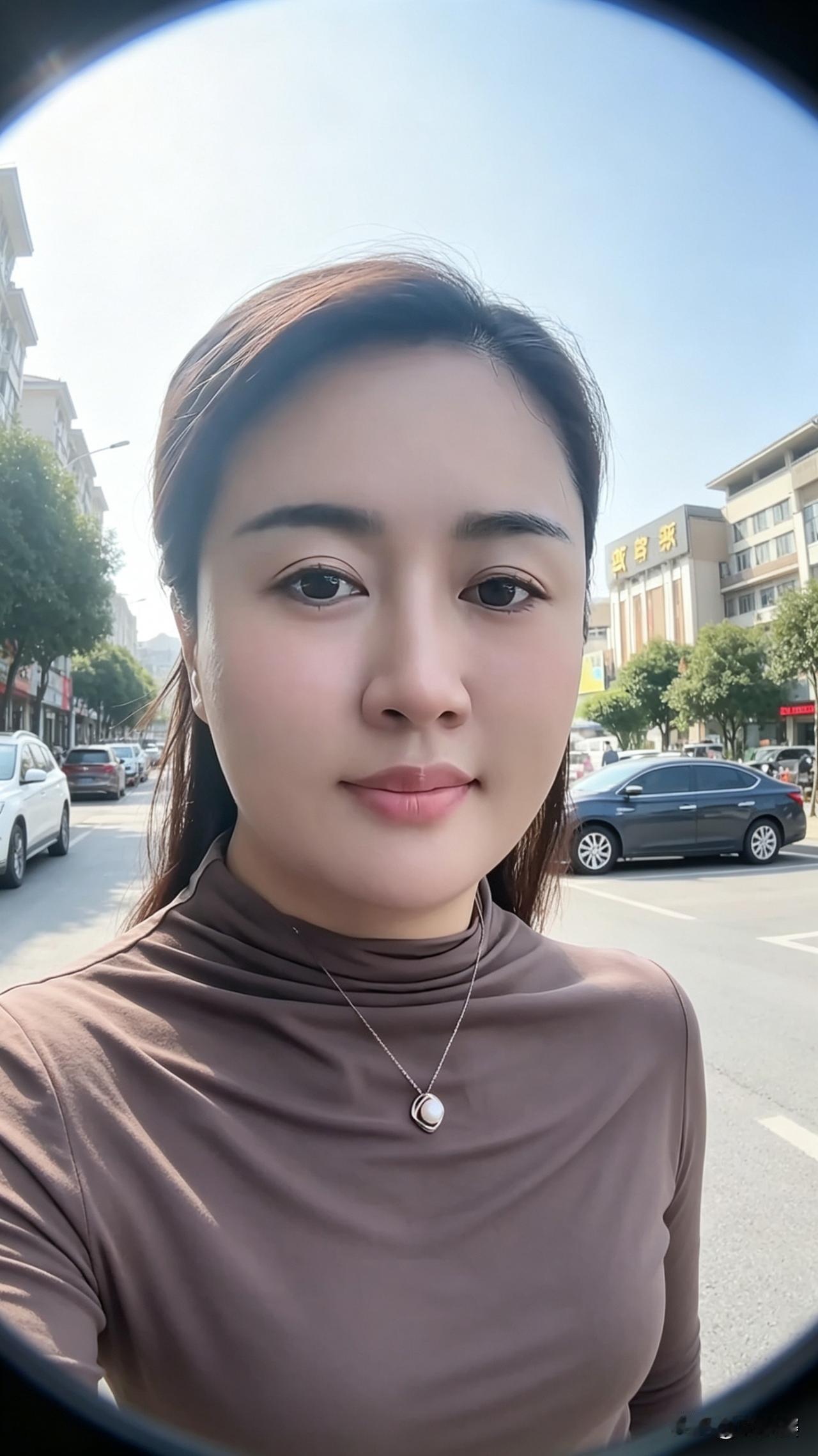 她端庄优雅、美丽大方，确实是我见过最美的女人。