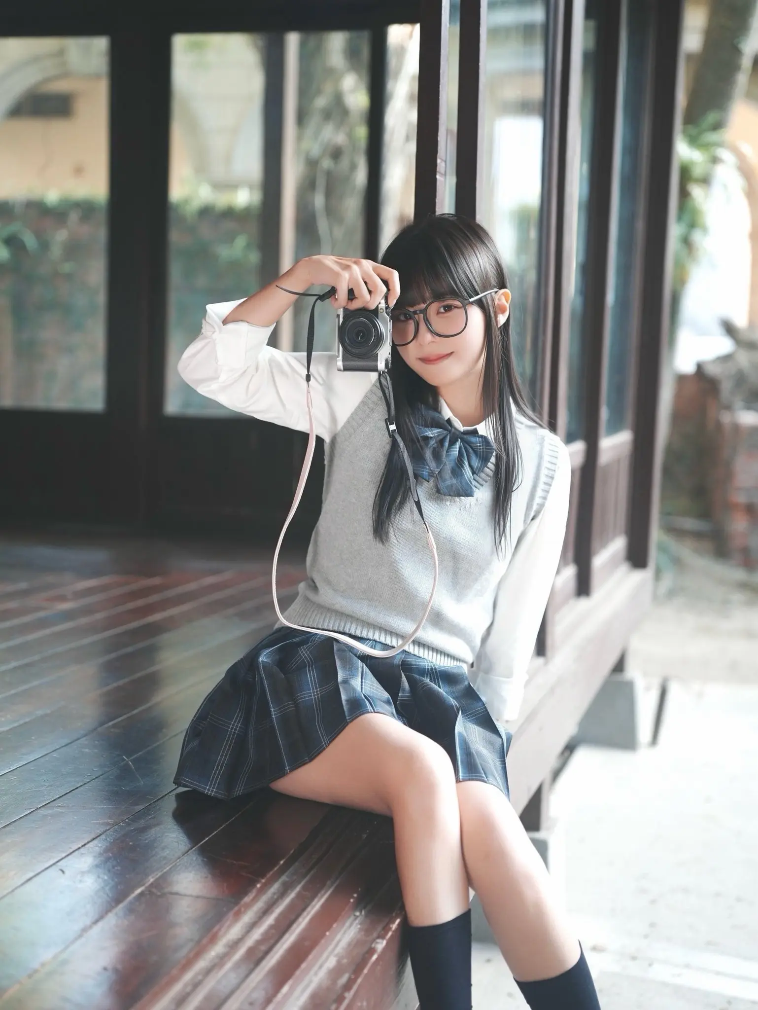 jk穿搭 jk甜妹 分享我的jk穿搭 jk制服日常 jk制服