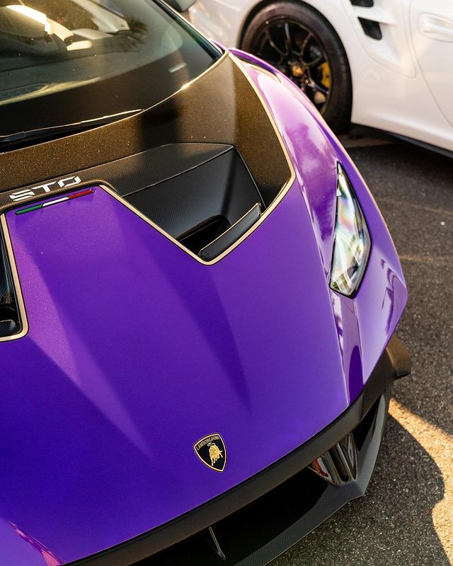 细节细节细节~lamborghini huracan 💜#huracan##c