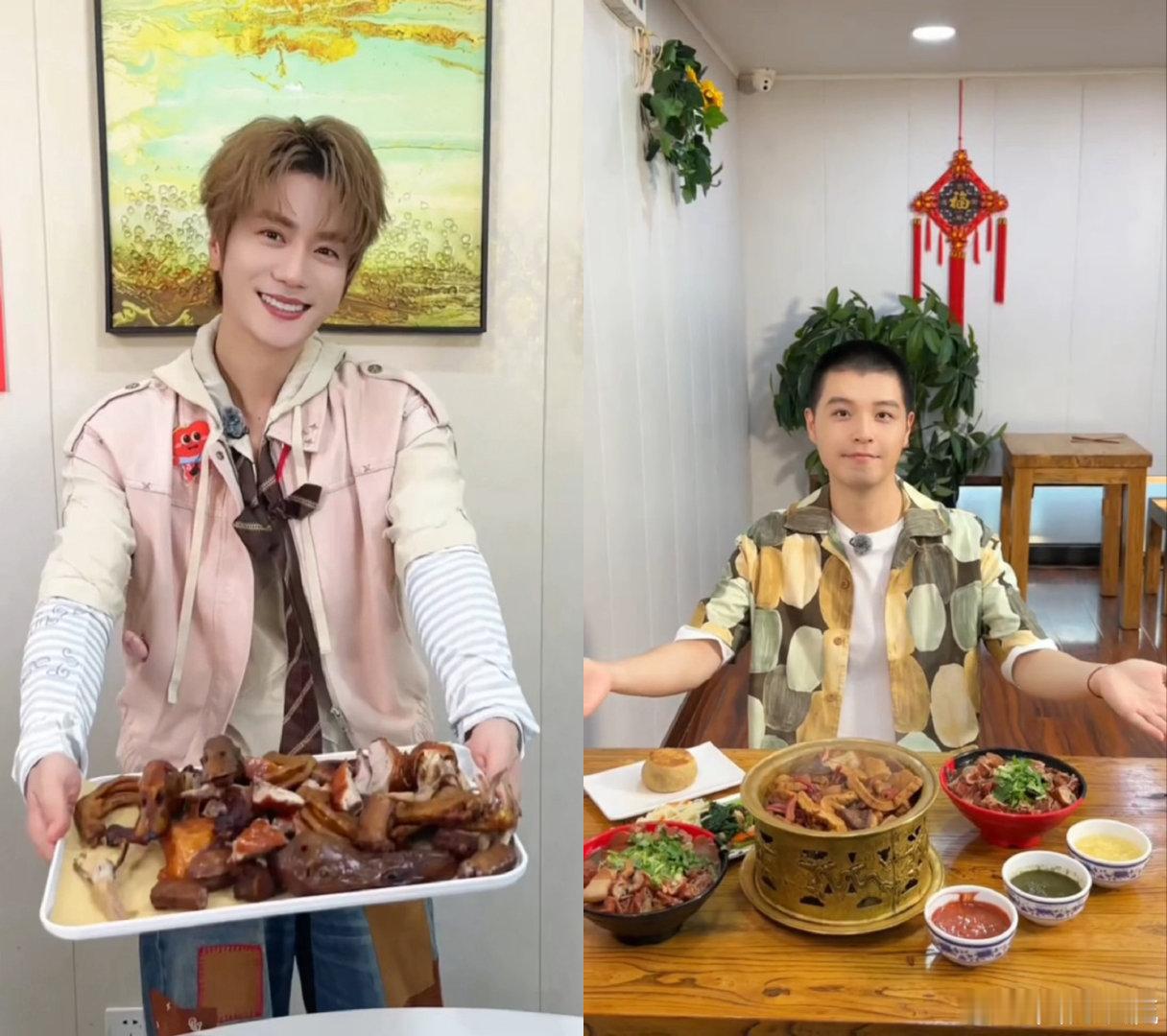 维嘉海涛组了个7人美食局当一众吃货好友齐聚一桌，快乐直接翻倍，维嘉海涛牵头组局，