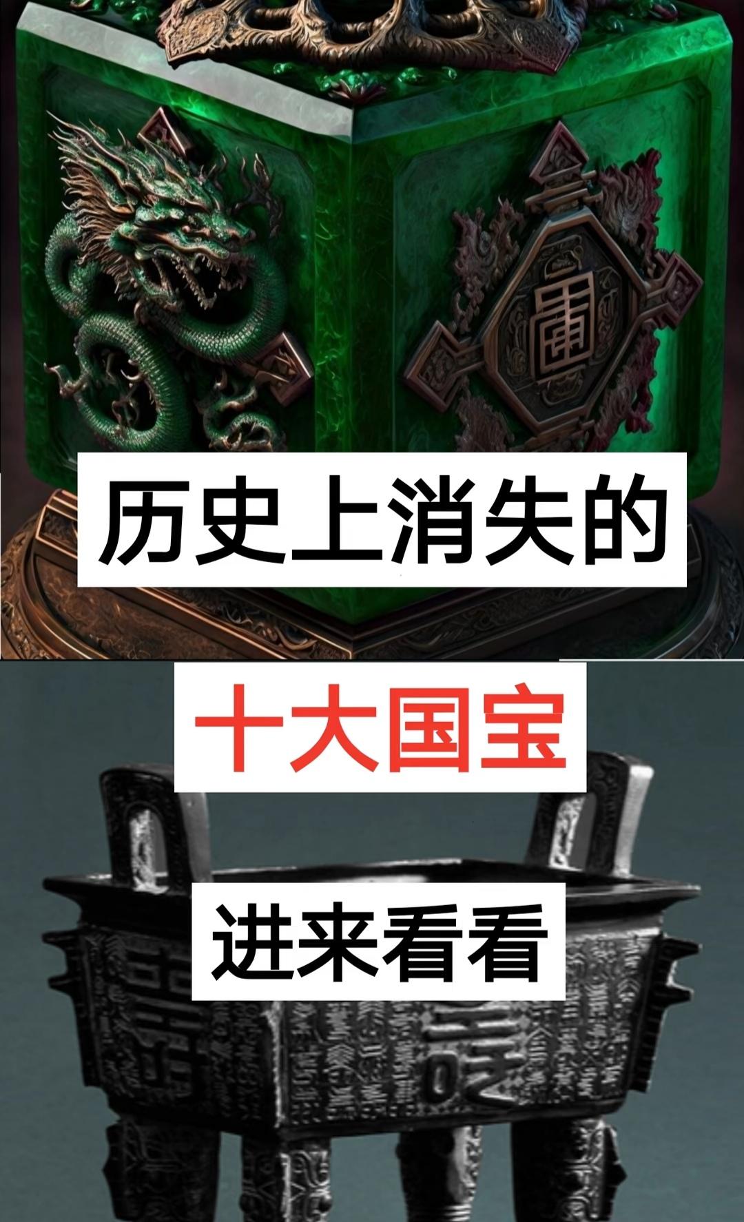 历史上消失的十大国宝