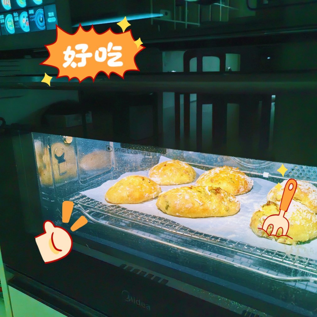 生活手记 桃子味儿🍑的恰巴塔完美出炉，他明天就出差回来可尝尝味道