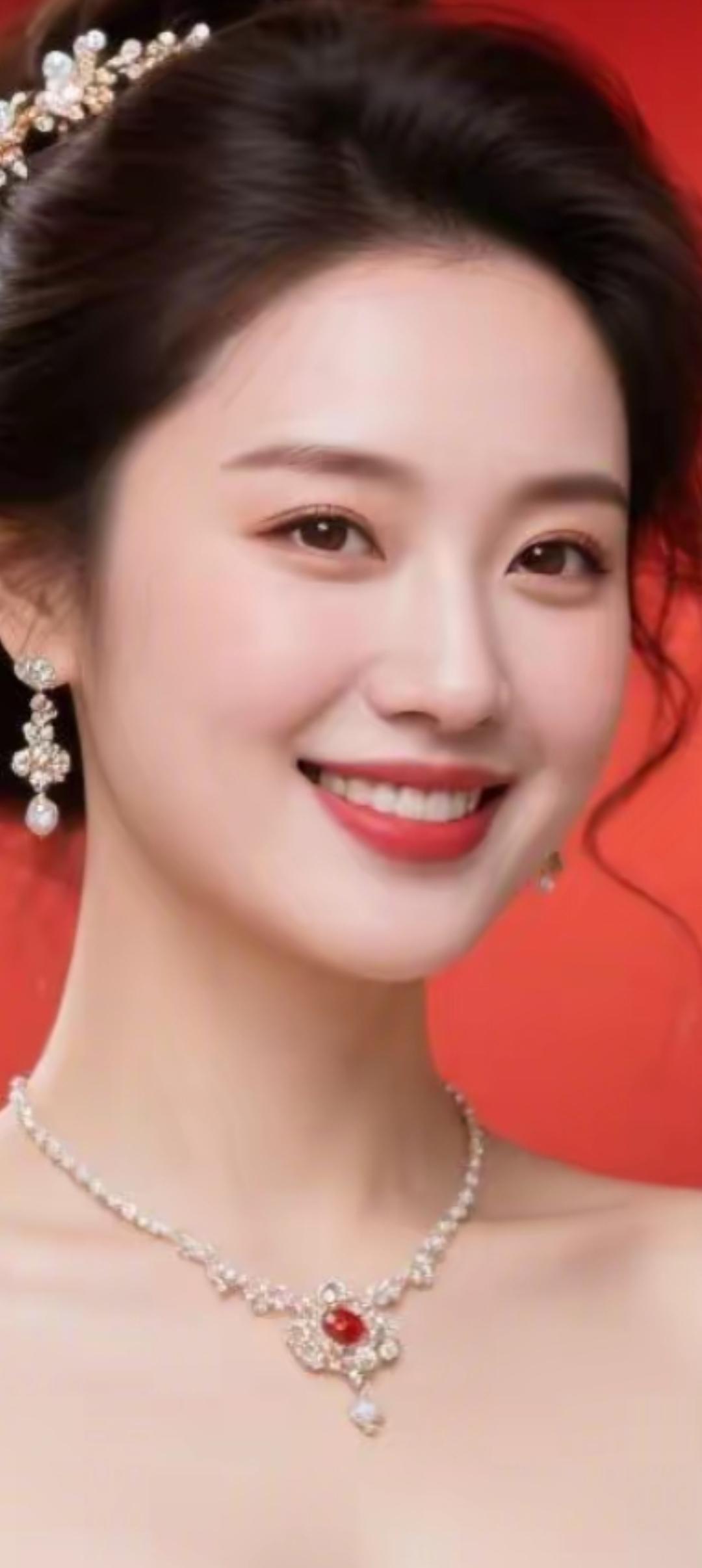 优雅红唇，闪耀珠宝，绽放迷人光彩！💄✨💎