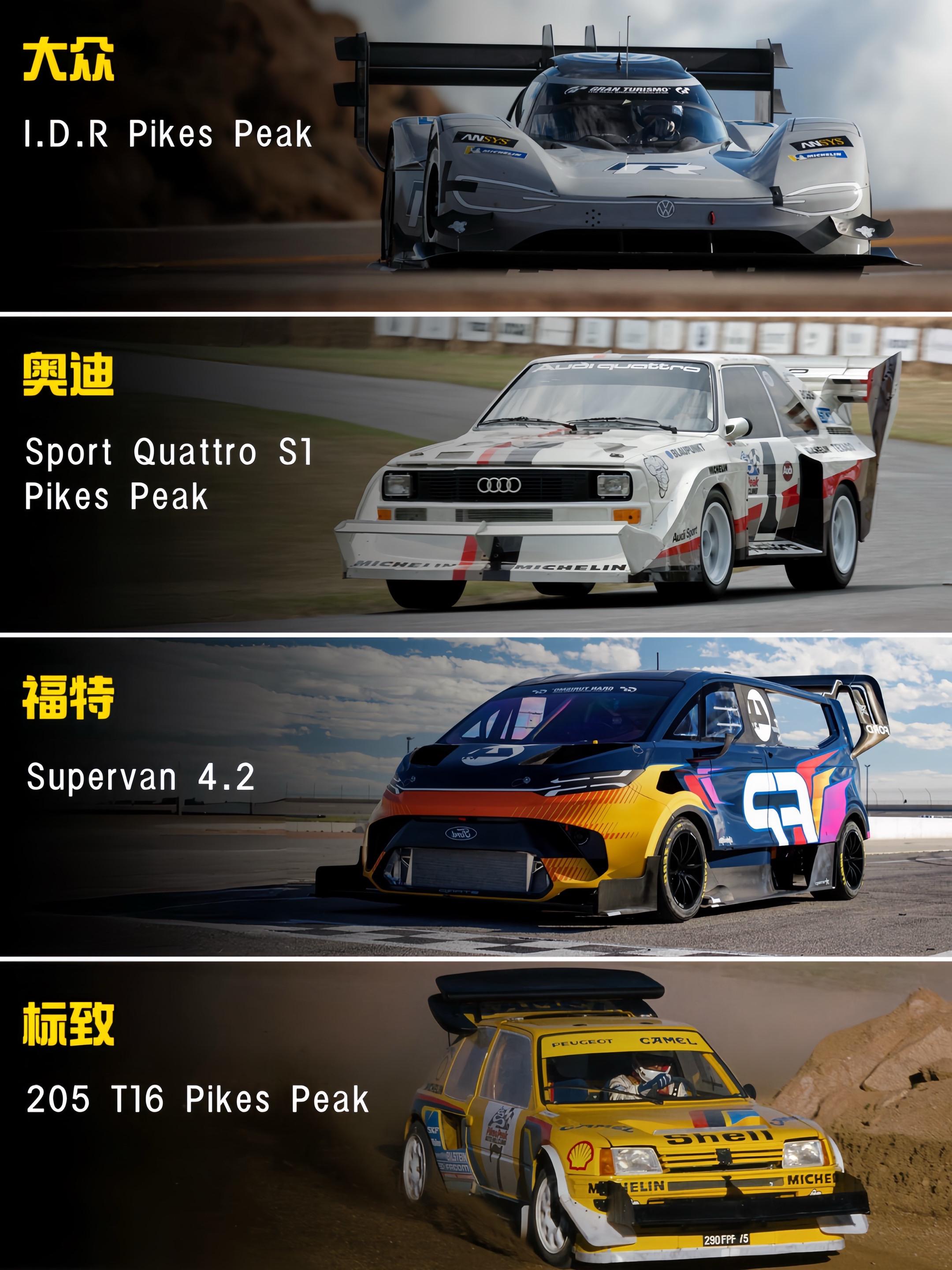 顶峰相见｜重温派克峰爬山赛经典车型！