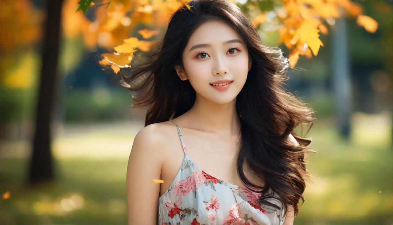 远处，是渐渐泛黄的林间小道，
树叶在风的低语中，缓缓飘落，
每一片都承载着夏日的