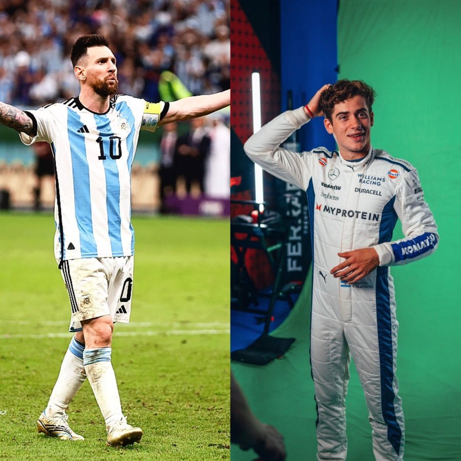 🏎️🇦🇷一级方程式车手佛朗哥-科拉平托谈到梅西： "我和里奥（梅西）有相似