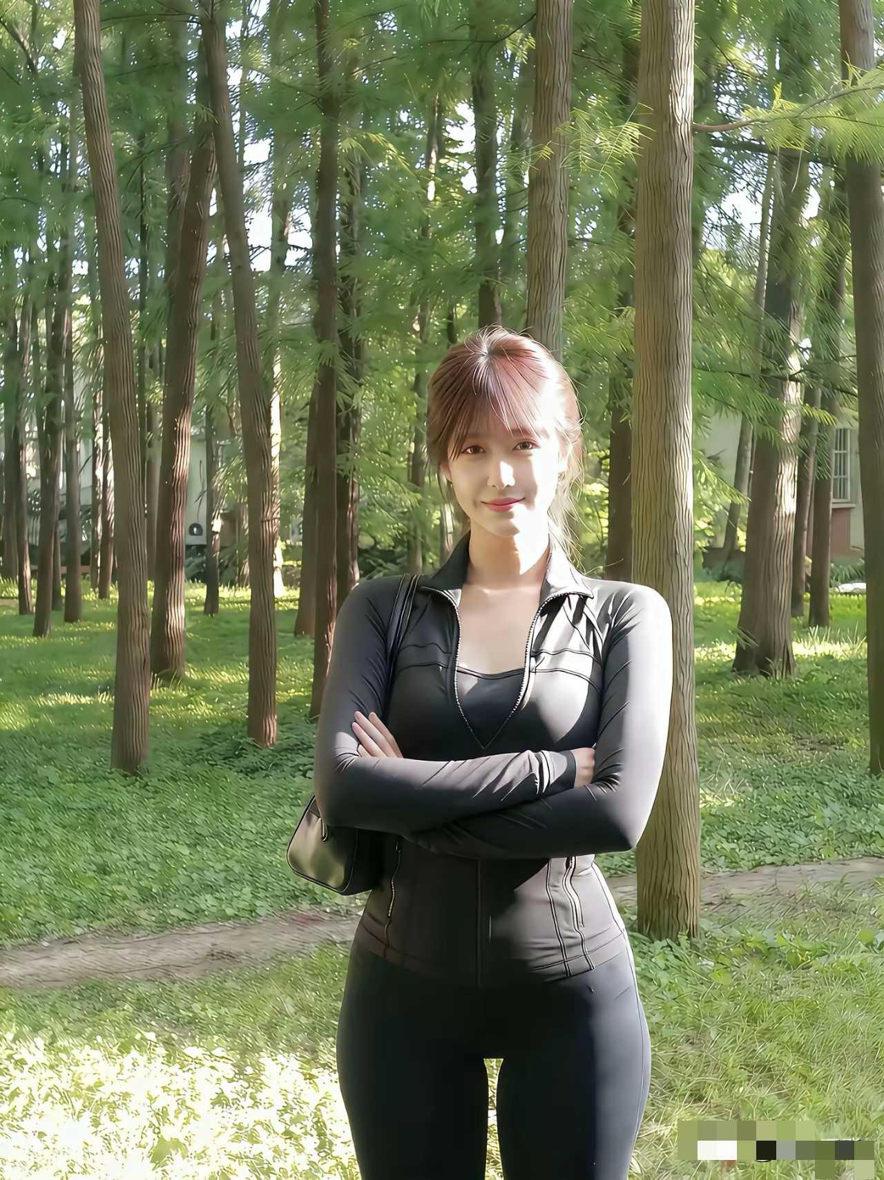 这位美女跟我的初恋长得很像，让人如沐春风的感觉。