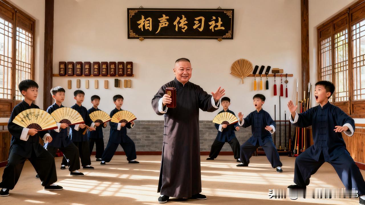 快节奏时代的/今天，郭德纲这位相声界的传奇人物，正为相声传承问题心急如焚。尽管德