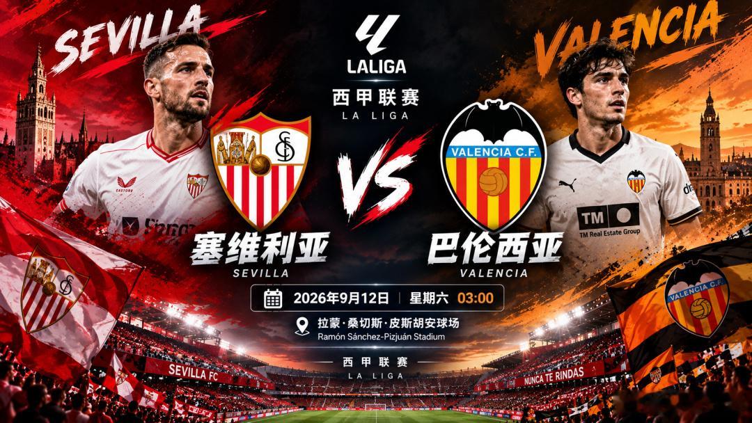 周五 011 西甲｜塞维利亚 VS 巴伦西亚  方向：让负足球预测 年龄：1-2