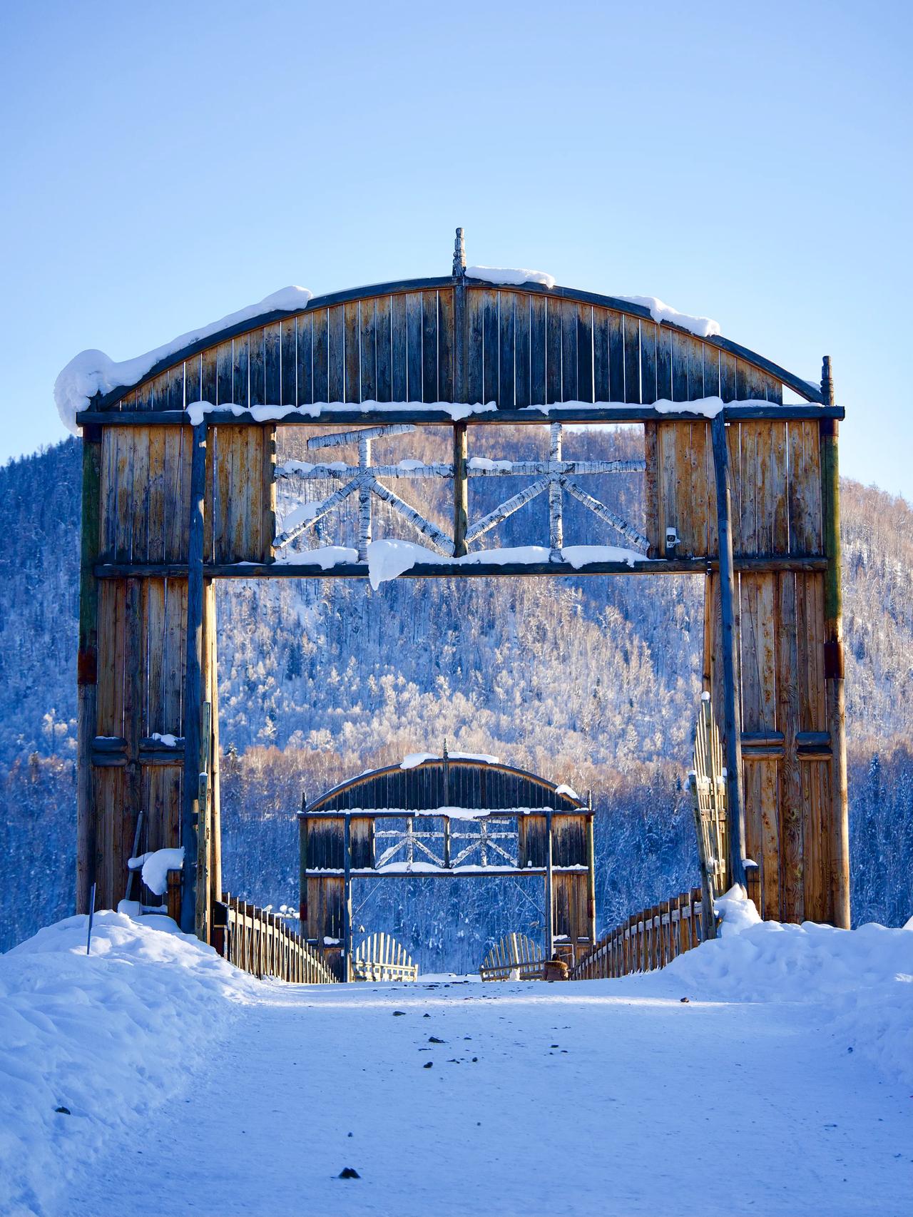 冬天的禾木❄️童话般的世界🏠
#新疆# #禾木# #雪景#