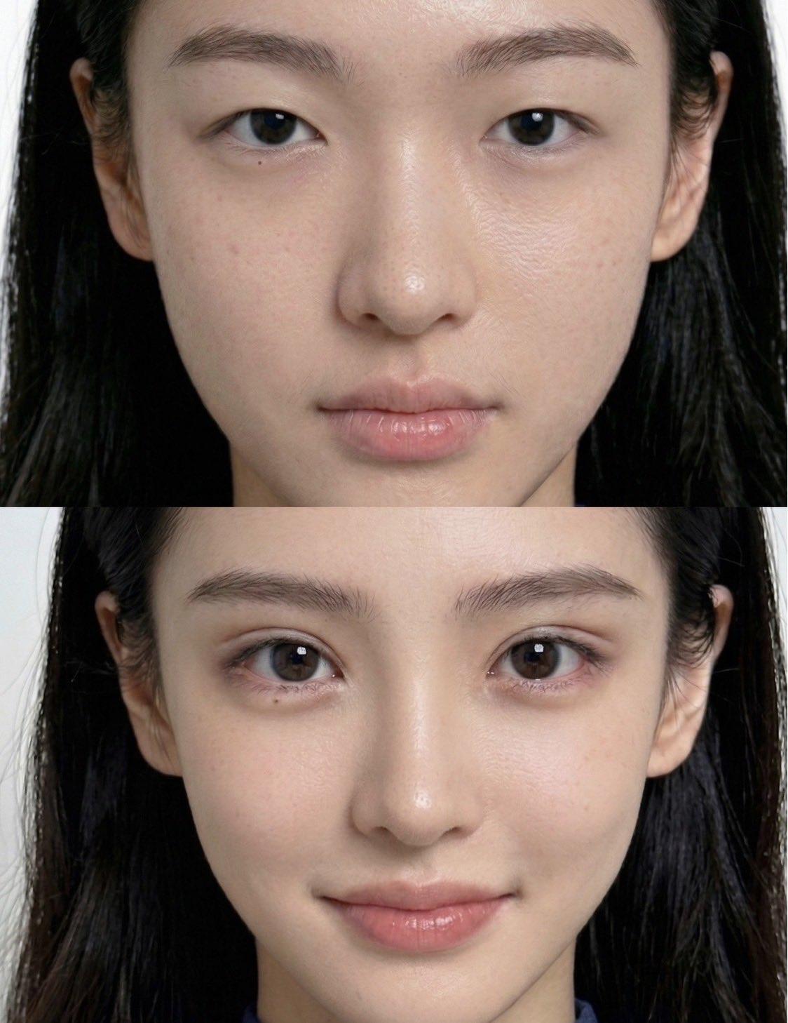 喜欢自然内双还是人工大欧双？