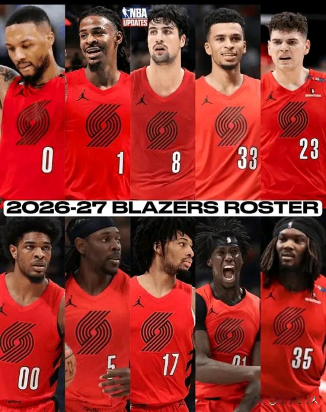 太敢说了！开拓者媒体直言，2026‑27赛季，是球队自从阿尔德里奇时代过后，阵容