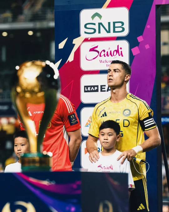 香港沙超杯C罗其他视角的镜头