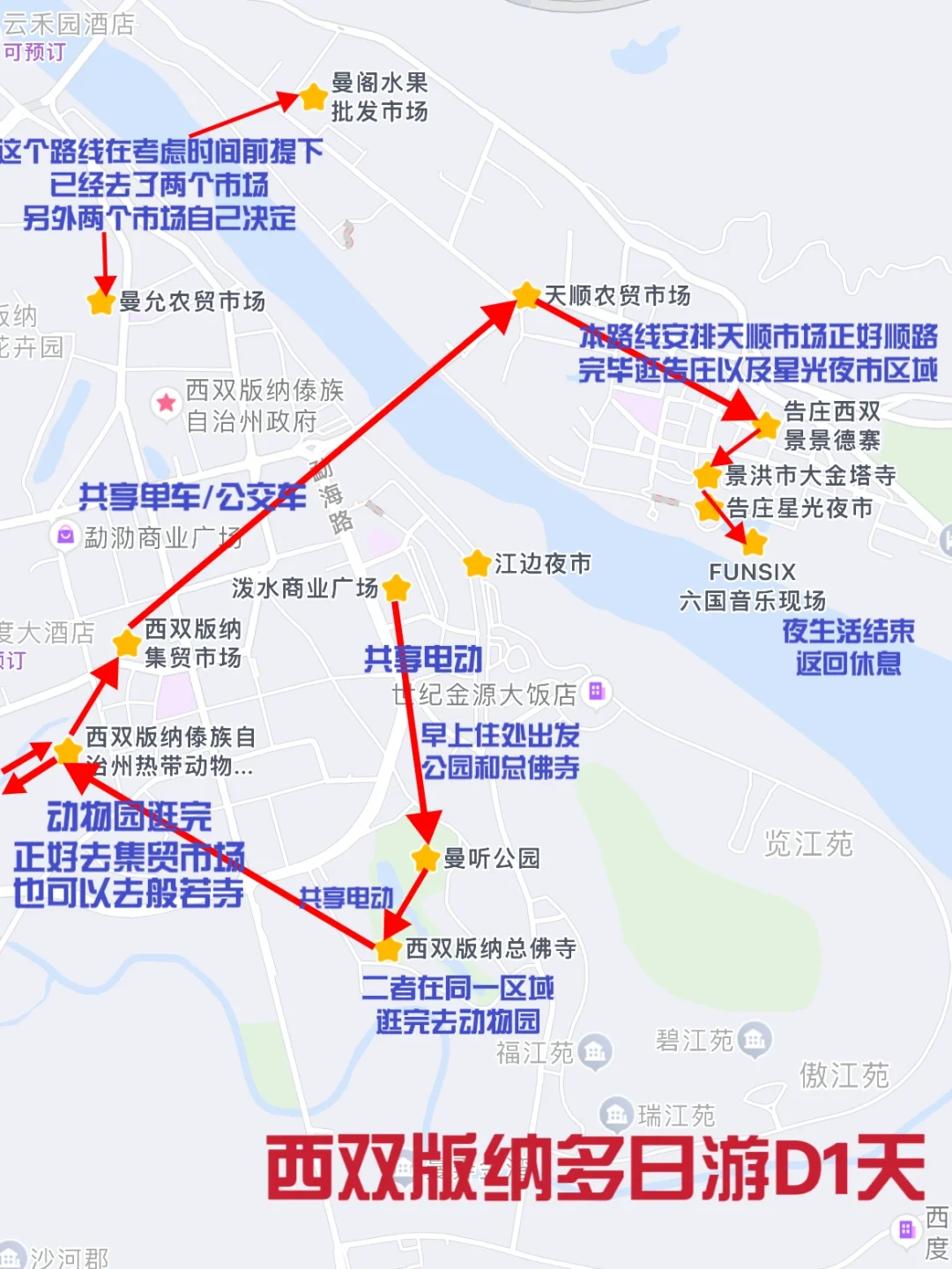 西双版纳做攻略头疼？玩几天怎么玩看这里