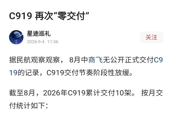 邀请复旦大学中国研究所张维为角度评评C919零交付这事情:可能是我们有更先进、更