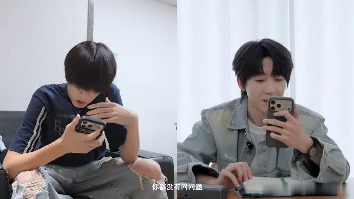 张桂源给杨博文整理生日皇冠杨博文选连线张桂源老师姥姥姥爷 杨博文选连线张桂源老师