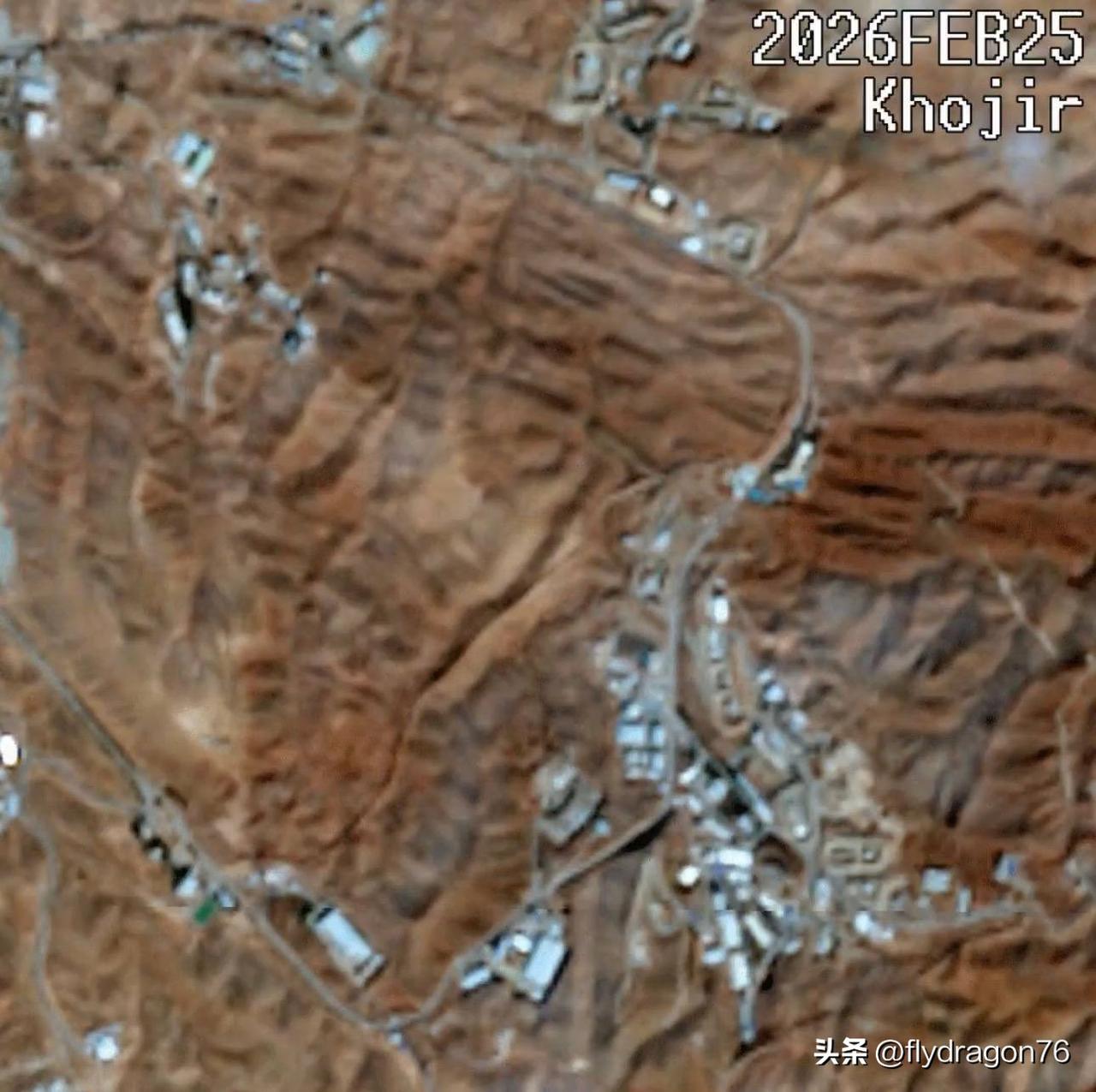 🇺🇸🇮🇷另一幅卫星图像展示了霍吉尔（Khojir）生产综合体遭受打击后的