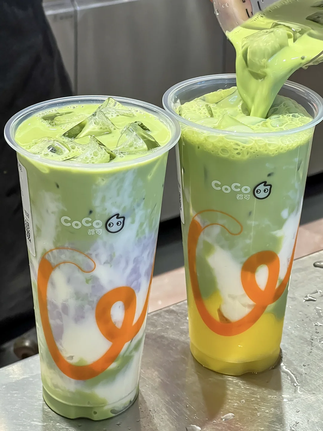 抹茶脑袋集合！CoCo这杯好喝晕了…