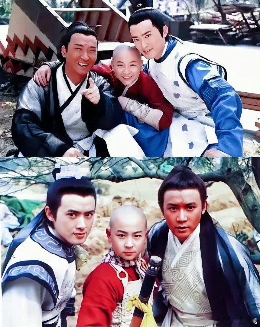 杨洋释小龙展昭vs展昭两代展昭同框对比也太有看点了，一个温润正气，一个利落飒爽，