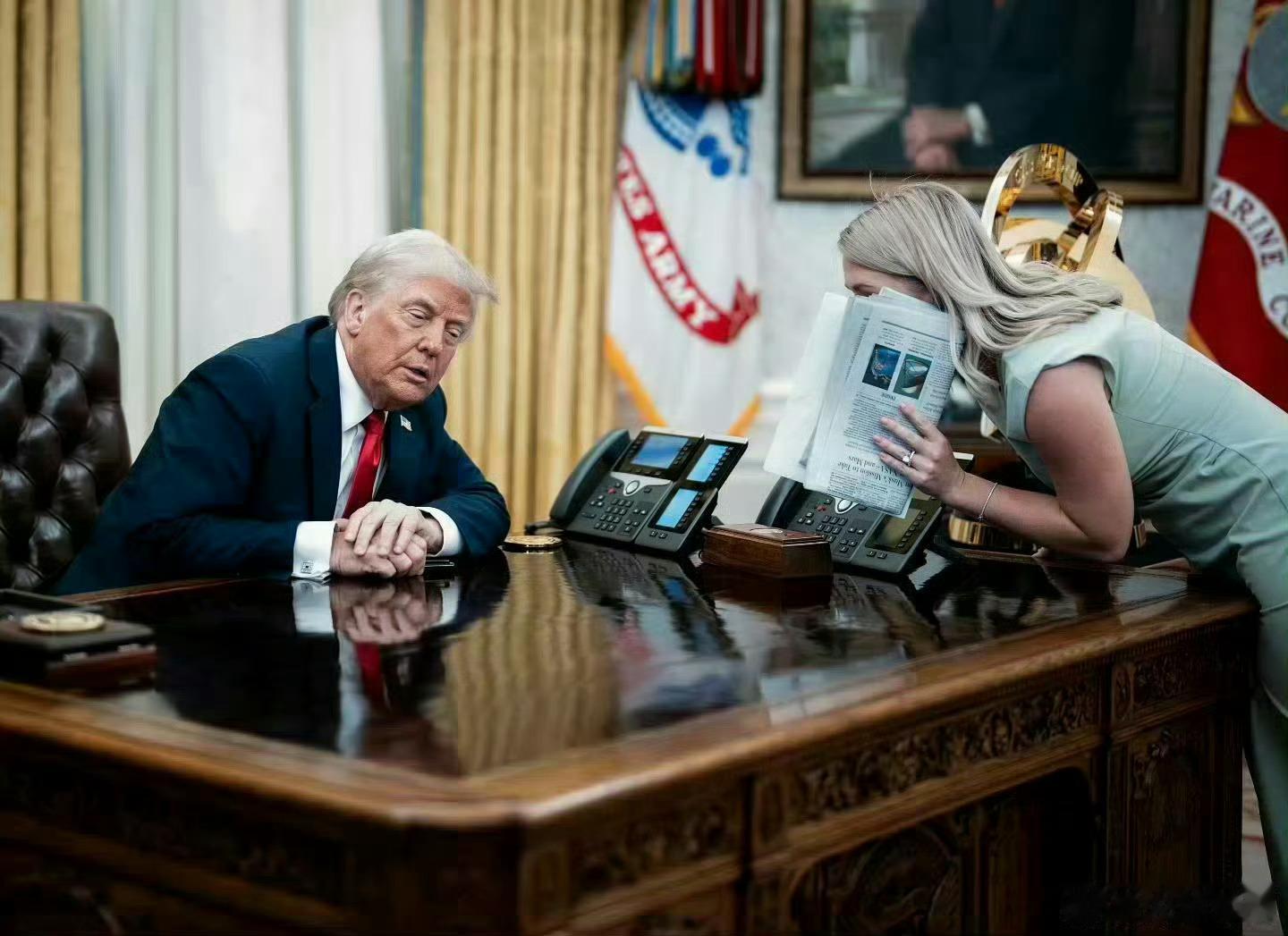 白宫莱维特说，指责特朗普以权谋私是荒谬至极的，因为他实际上是赔钱干总统。 ​​​