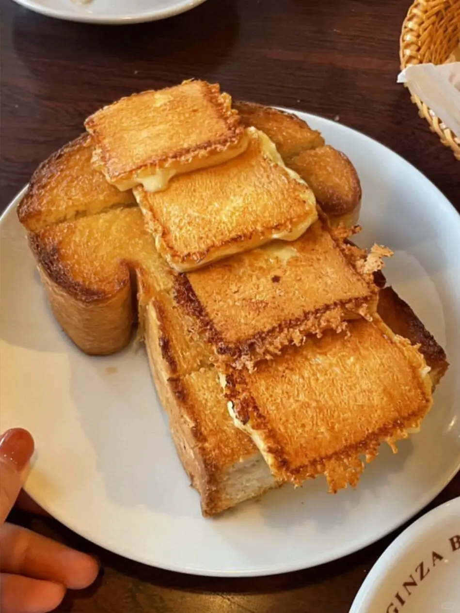 🇯🇵来东京就为了这个烤芝士吐司好好吃！！！