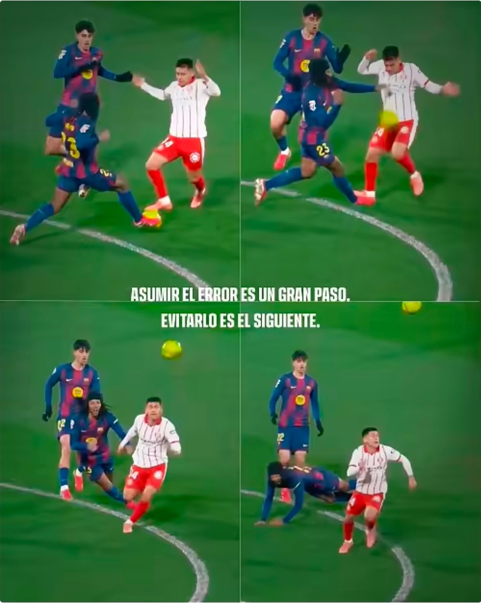 赫罗纳绝杀进球为误判！巴萨官方：承认错误的下一步是避免犯错西班牙裁判技术委员会（