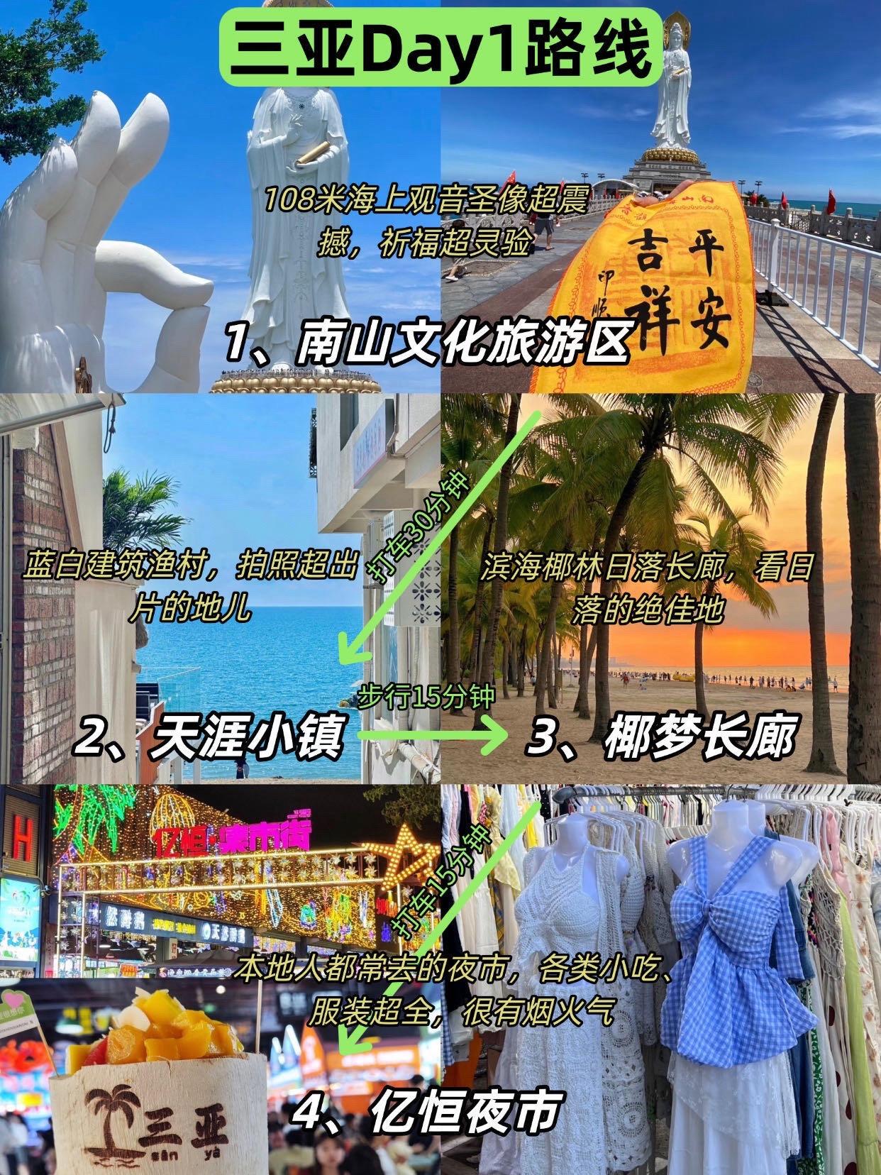 🌴三亚土著｜熬夜整理的四日游经典行程‼|国庆假期倒计时！三亚土著私藏...