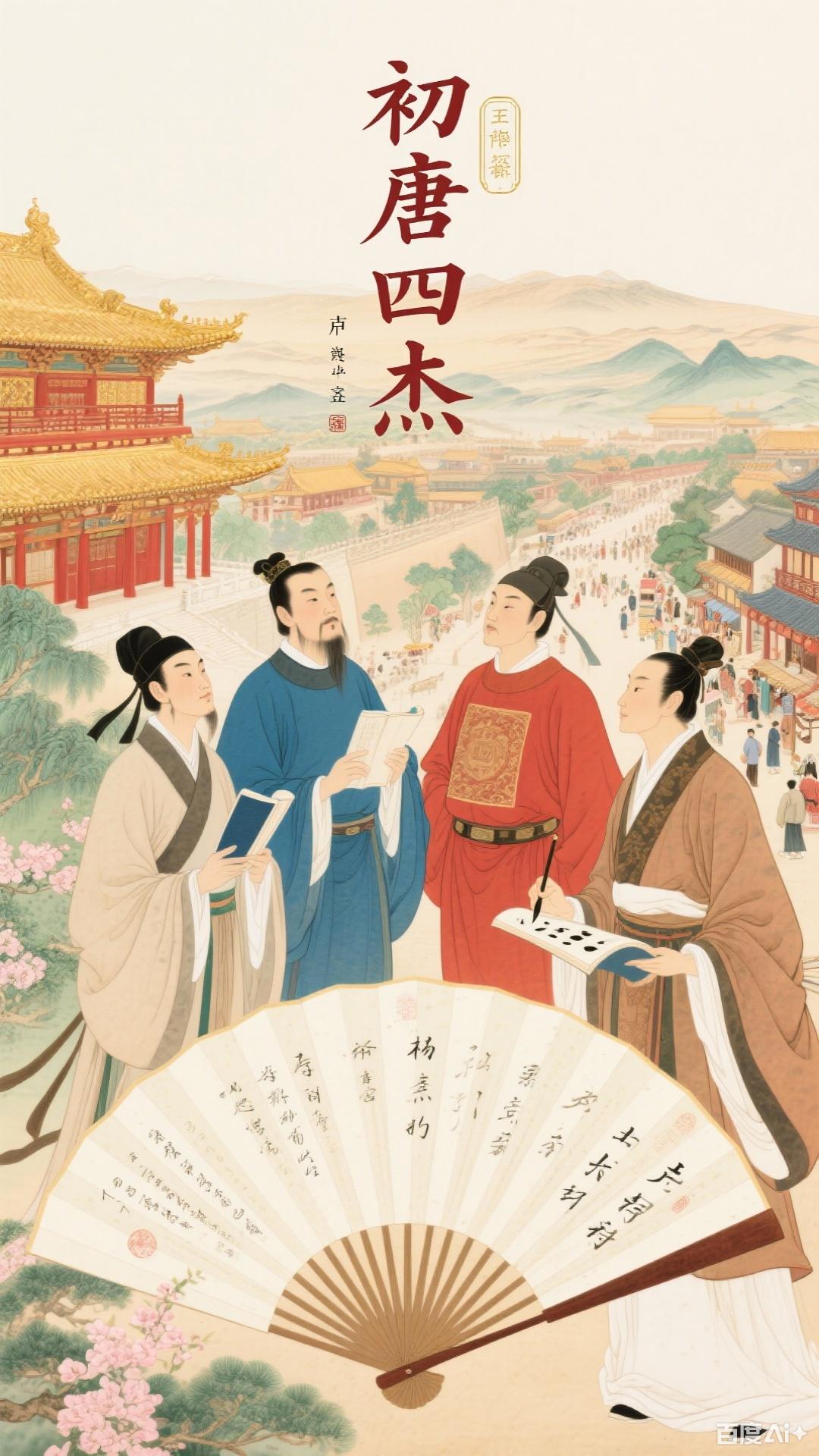 初唐四杰，王、杨、卢、骆，
只有杨炯一人终于县令职位，
其他三人都未能善终。
