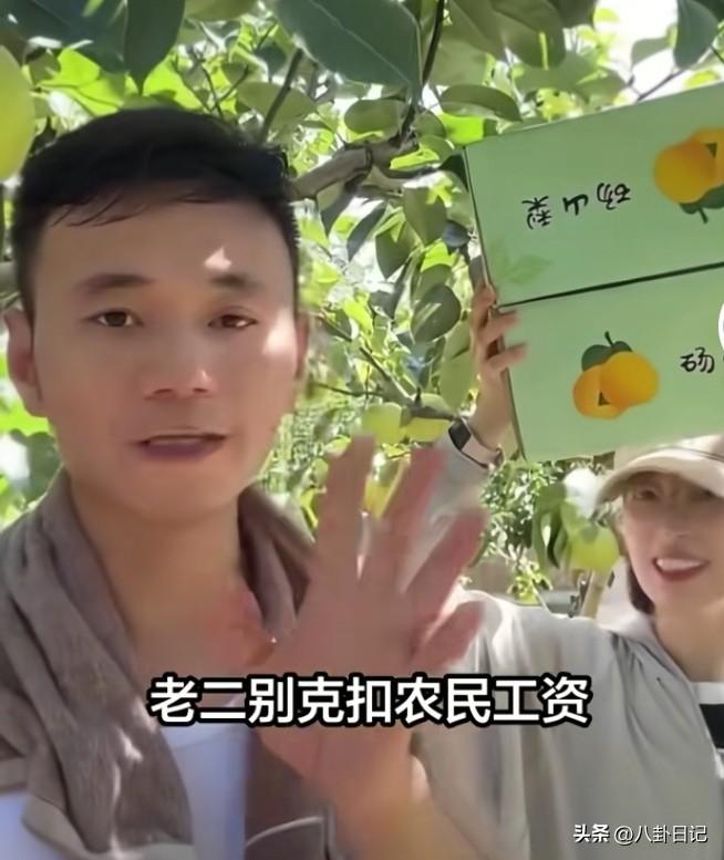 厉怀远大气，给农民工的工资不少。

有粉丝在直播间说让厉怀远不要扣农民的工资，他