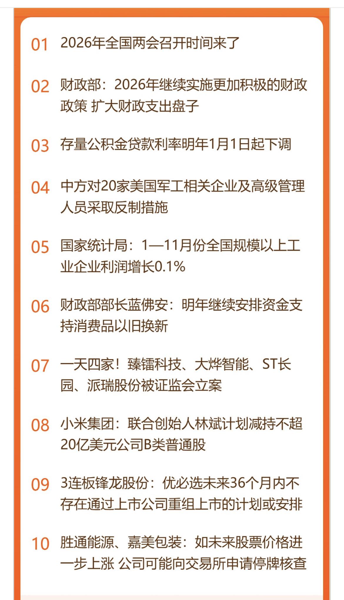 周末重磅消息汇总（12月27日-12月28日）：
……………………………………