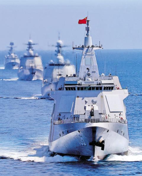 055大驱在世界属于什么水平？这么说吧，有16艘055的时候，地球上没有国家想跟