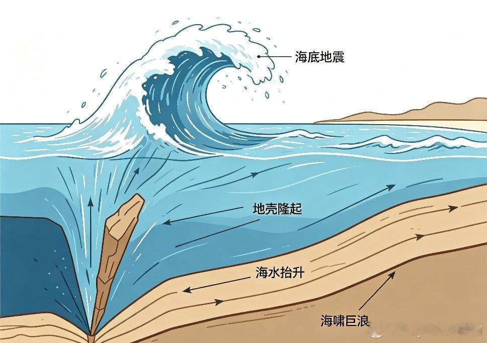 印尼7.7级地震地震为什么会引起海啸？不是所有地震都会今天印尼7.7级地震触发了