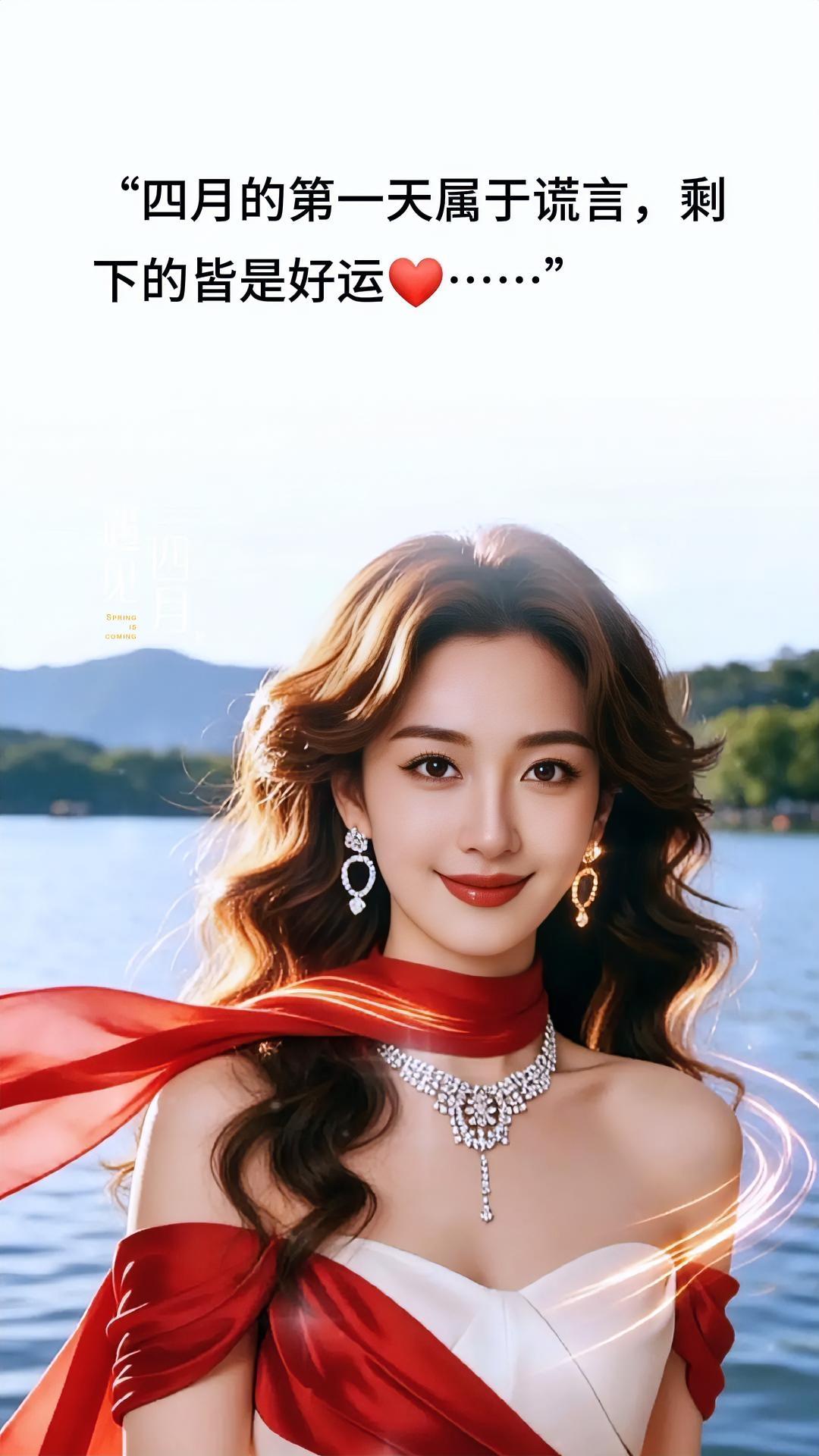 三月再见，所有疲惫与不安都随风远去，四月你好，愿新的一月满是温柔与好运。

四月