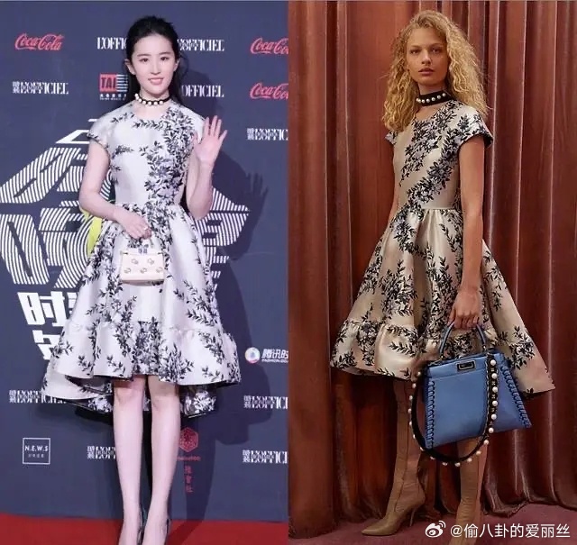 我觉得感觉不一样也可以理解，模特是为了展示衣服，明星是为了衬托人，重点都不一样。