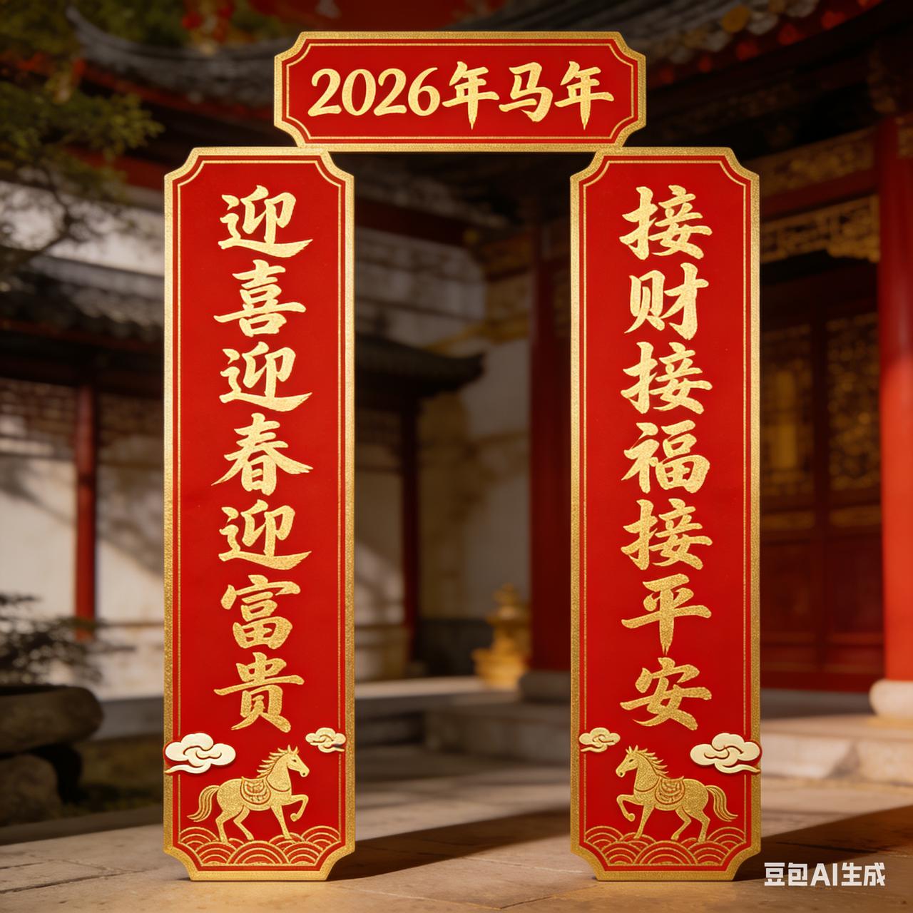 迎喜迎春迎富贵，诚邀下联