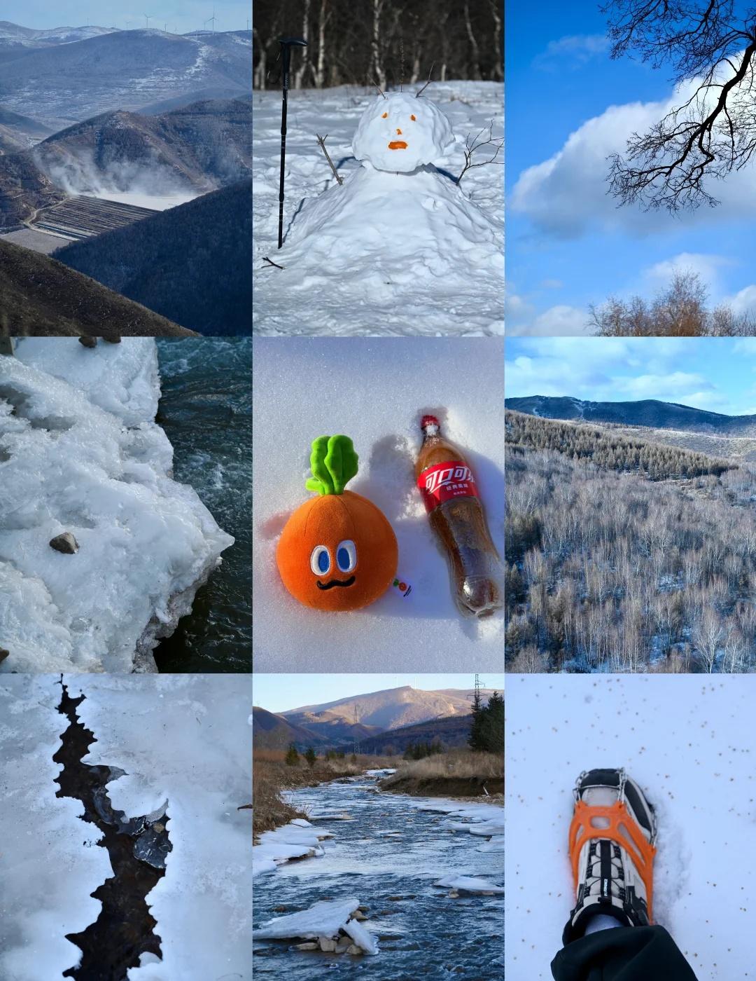 ❄️闯入崇礼雪原秘境，汗海梁徒步的治愈时光
冬天的汗海梁，像被风悄悄托起的一幅冰