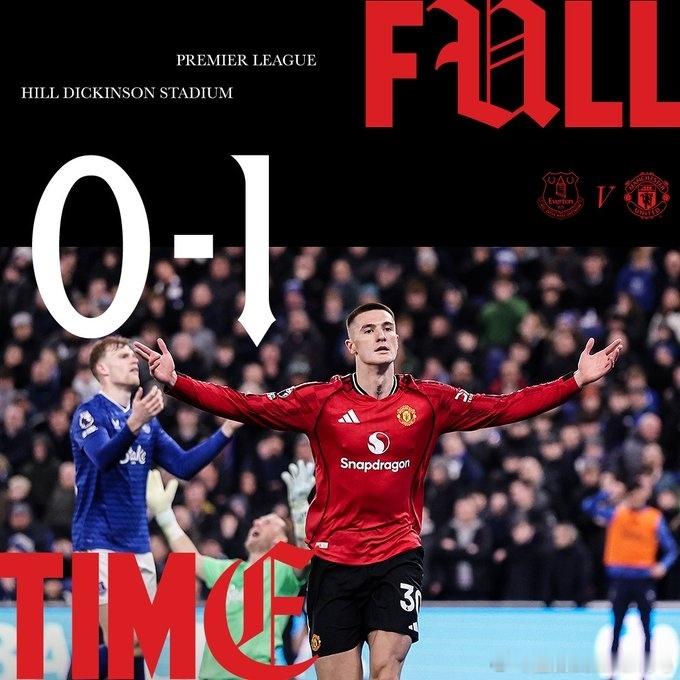 02月24日 英超第27轮战罢，曼联1-0击败埃弗顿，目前球队积48分排名英超第