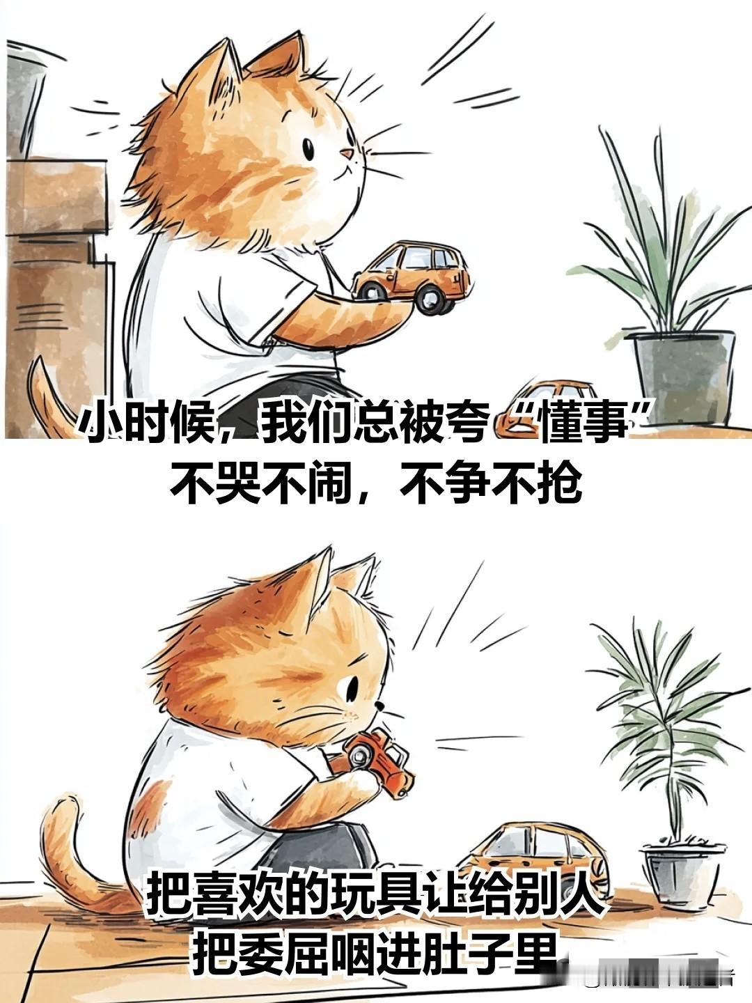 治愈漫画 I 其实，你可以不那么懂事治愈系图漫画 日常治愈漫画 漫画治愈时刻